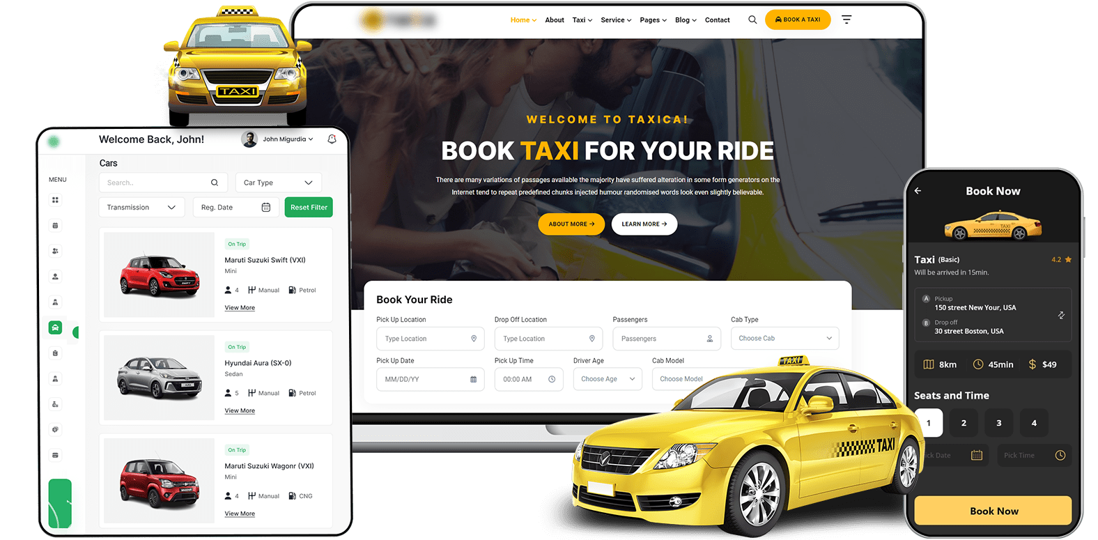 Taxi Booking App Development Solution